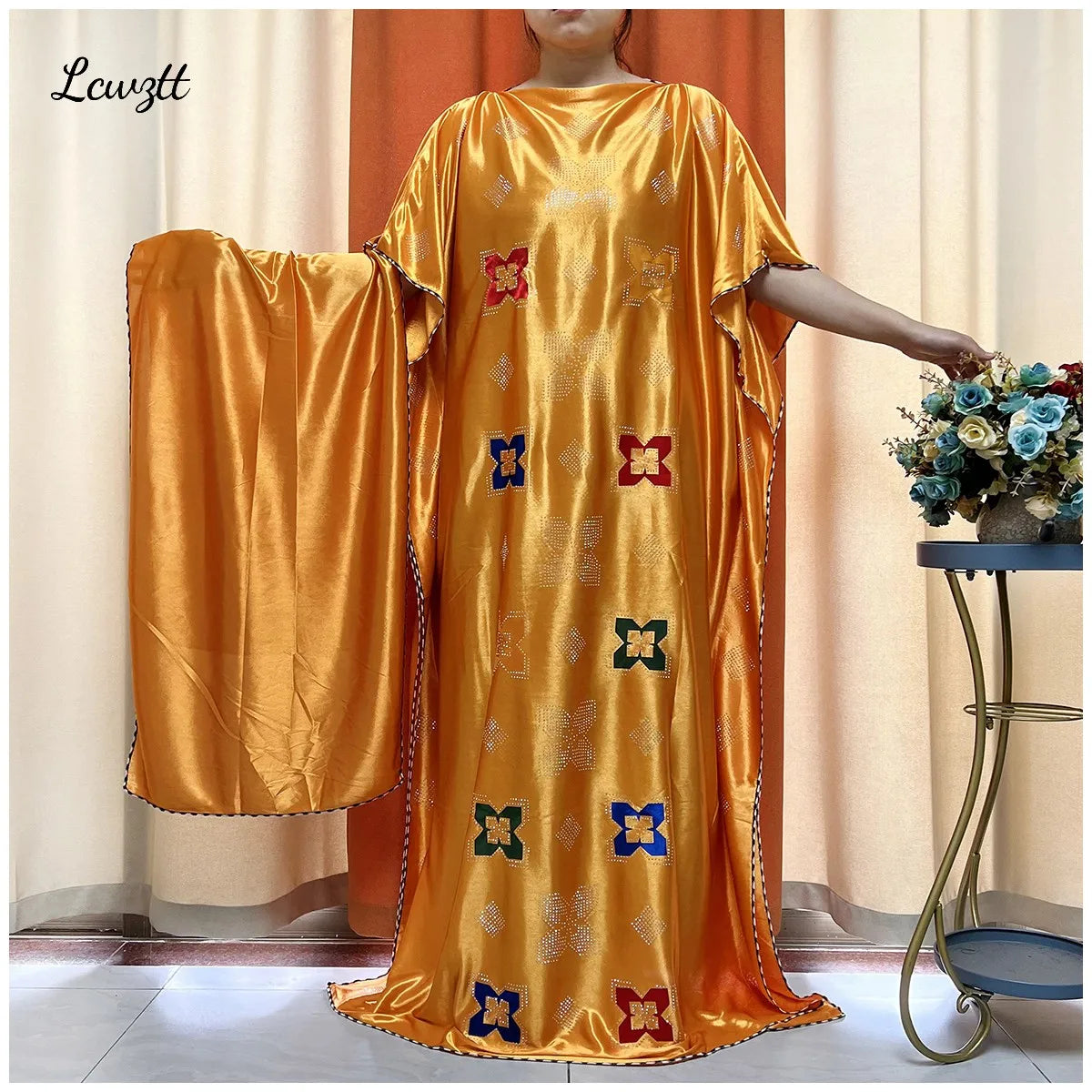Quality Abaya For Women | Kaftan Clothing With Scarf | Women Silk Dress | MooMoo Dress For Luxury Women